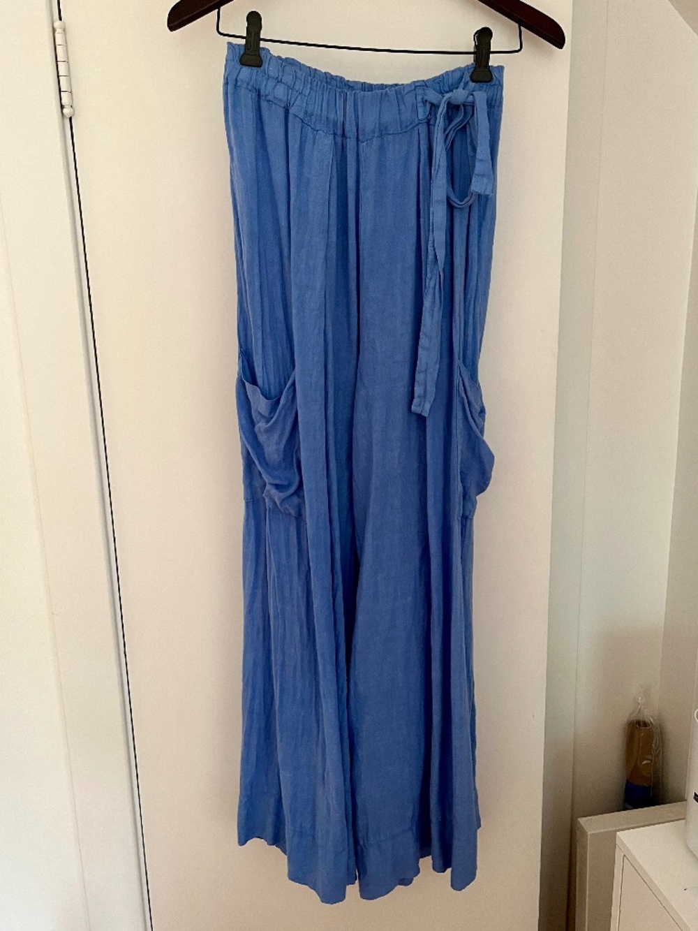Wide Leg Linen Pant
